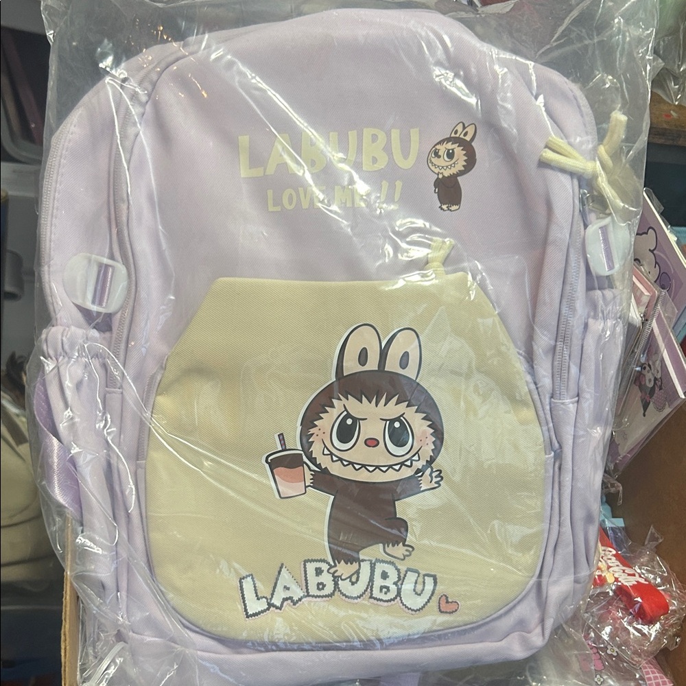 LABUBU Lavender Character Backpack
